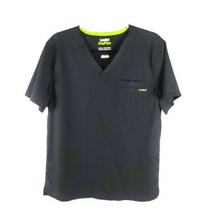 Landau Pro Flex Women's Scrub Top Black Size Medium